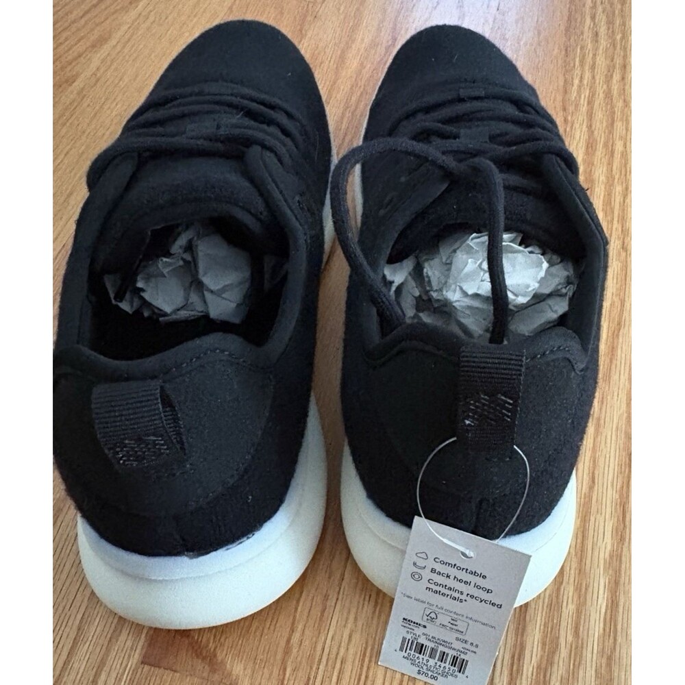 FLX Men's Sneakers Shoes Dynamic Wool Uban Comfort Commuter Black Size 8.5 NWT - Picture 3 of 7